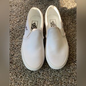 Slip on white vans